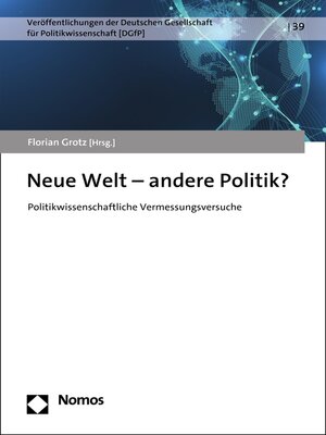 cover image of Neue Welt – andere Politik?